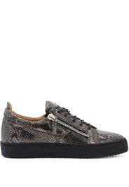 Giuseppe Zanotti Frankie reptile-print sneakers - Nero