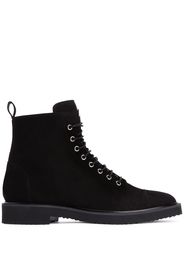 Giuseppe Zanotti lace-up suede ankle boots - Nero