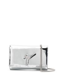 Giuseppe Zanotti metallic crossbody-bag - Argento