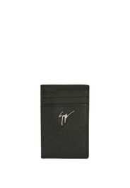 Giuseppe Zanotti Albert grained cardholder - Nero