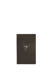 Giuseppe Zanotti Albert leather cardholder - Marrone