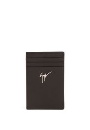 Giuseppe Zanotti Albert leather cardholder - Nero