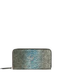 Giuseppe Zanotti Charlotte reptile purse - Blu