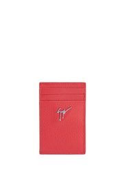 Giuseppe Zanotti Albert logo-plaque cardholder - Rosso