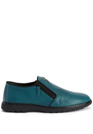 Giuseppe Zanotti snake-skin effect leather loafers - MULTICOLOR