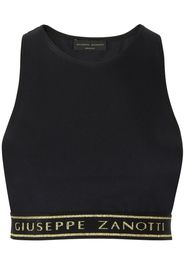 Giuseppe Zanotti logo-underband tank top - Nero