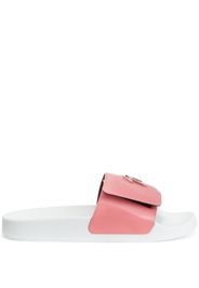 Giuseppe Zanotti Sandali slides con strappo - Rosa