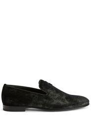 Giuseppe Zanotti velvet slip-on loafers - MULTICOLOR