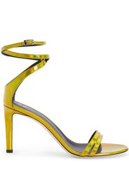 Giuseppe Zanotti metallic-finish stiletto sandals - Giallo