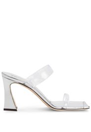 Giuseppe Zanotti Mules con tacco largo - Argento