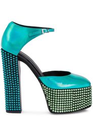 Giuseppe Zanotti Pumps Bebe Strass 150mm - Verde