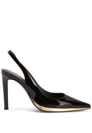 Giuseppe Zanotti 105mm slingback leather pumps - Nero