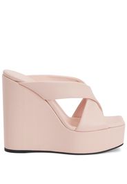 Giuseppe Zanotti Mules Melissa con design a incrocio 130mm - Rosa