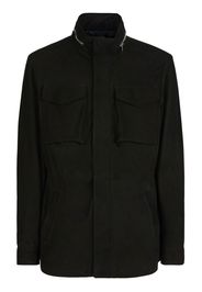 Giuseppe Zanotti long sleeves high neck jacket - Nero