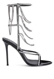 Giuseppe Zanotti Sandali Cristelle 105mm - Nero