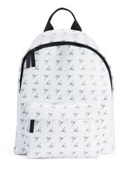 Giuseppe Zanotti Bud logo-print backpack - Bianco