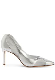 Giuseppe Zanotti Anna metallic pointed toe pumps - Argento