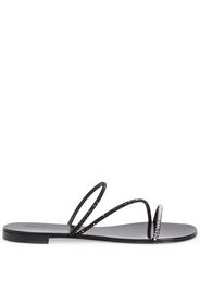 Giuseppe Zanotti Julianne crystal-embellished sandals - Nero