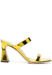 Giuseppe Zanotti Mules con punta quadrata 90mm - Giallo