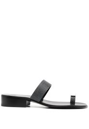 Giuseppe Zanotti Bardack double-strap sandals - Nero
