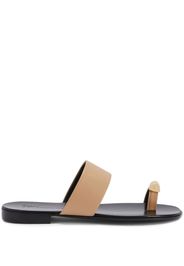 Giuseppe Zanotti Norbert slip-on slides - Marrone