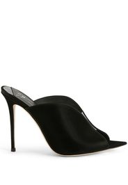 Giuseppe Zanotti Mules Intriigo Muse a punta 105mm - Nero