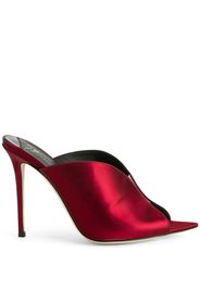 Giuseppe Zanotti Mules Intriigo Muse a punta 105mm - Rosso