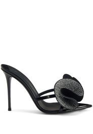 Giuseppe Zanotti Mules con cristalli - Nero