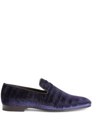 Giuseppe Zanotti G-Flash crocodile-effect loafers - Blu