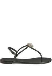 Giuseppe Zanotti Sandali Emmy Lou con cristalli - BLACK