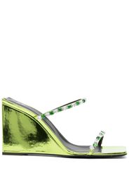 Giuseppe Zanotti Shangay 105mm leather sandals - Verde