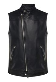 Giuseppe Zanotti Ares leather gilet - Nero