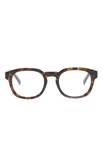 Givenchy Eyewear tortoiseshell round-frame glasses - Marrone