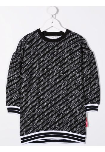 Givenchy Kids logo-print casual dress - Nero