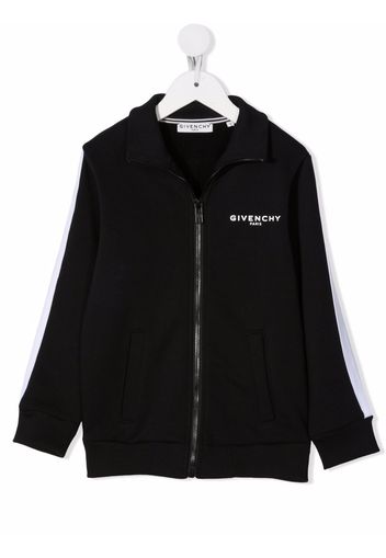 Givenchy Kids logo-print zipped jacket - Nero