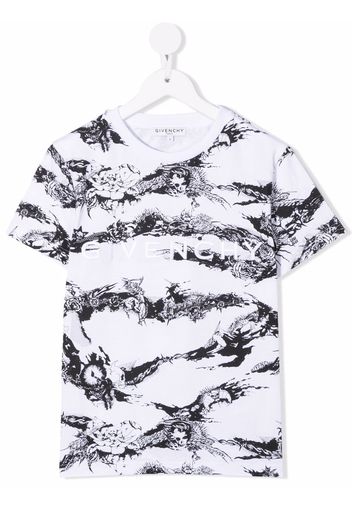 Givenchy Kids T-shirt con stampa - Bianco