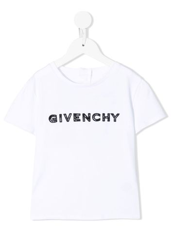 Givenchy Kids T-shirt con ricamo - Bianco