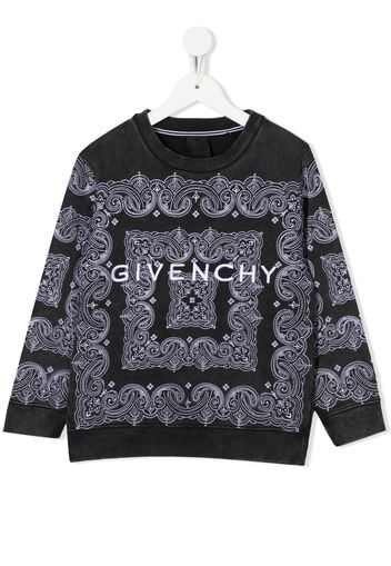 Givenchy Kids Maglione con stampa - Nero