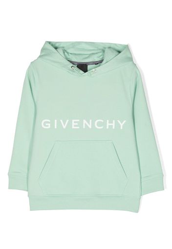 Givenchy Kids 4G logo-print hoodie - Verde