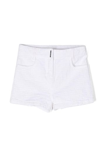 Givenchy Kids cotton casual-shorts - Bianco