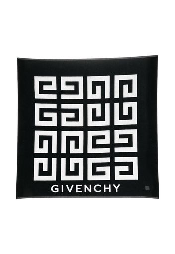 Givenchy Kids Telo da mare con stampa - Nero