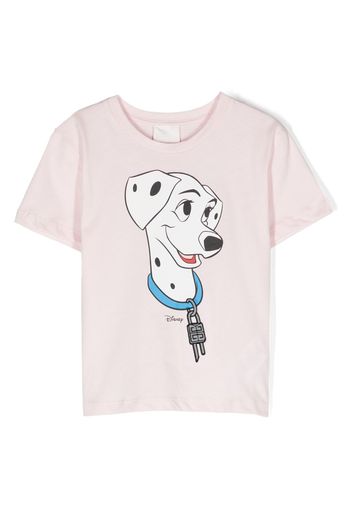 Givenchy Kids logo-print short-sleeve cotton T-shirt - Rosa