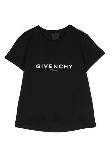 Givenchy Kids logo-print detail T-shirt - Nero