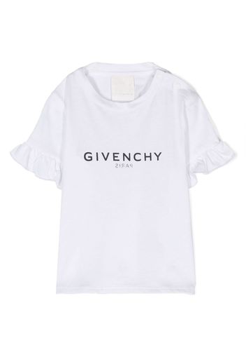 Givenchy Kids logo-print cotton T-shirt - Bianco