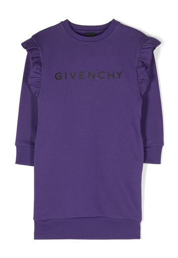 Givenchy Kids logo-print sweatshirt dress - Viola