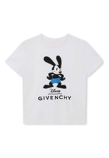 Givenchy Kids x Disney Oswald-print cotton T-shirt - Bianco