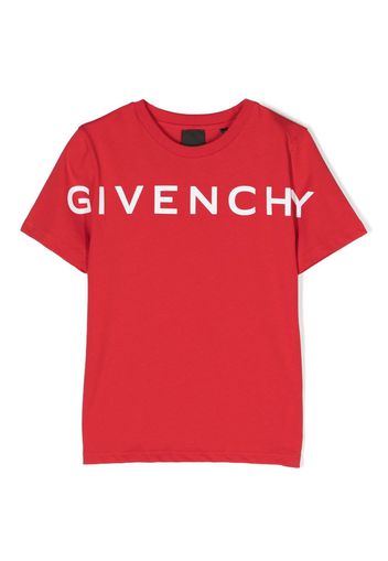 Givenchy Kids 4G star-print organic-cotton T-shirt - Rosso