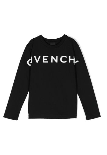 Givenchy Kids 4G-motif long-sleeve top - Nero