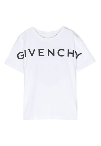 Givenchy Kids 4G star-print organic-cotton T-shirt - Bianco