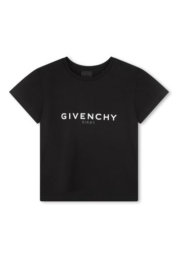 Givenchy Kids logo-print round-neck T-shirt - Nero